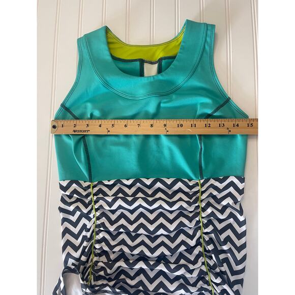 Tonik Cycling Activewear Outdoors Tank Top Zipper Pocket Bright Womens Small - Picture 4 of 7